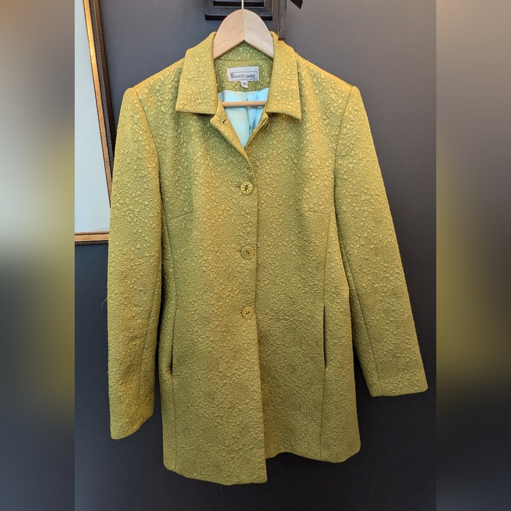 Bright Green Vintage Coat